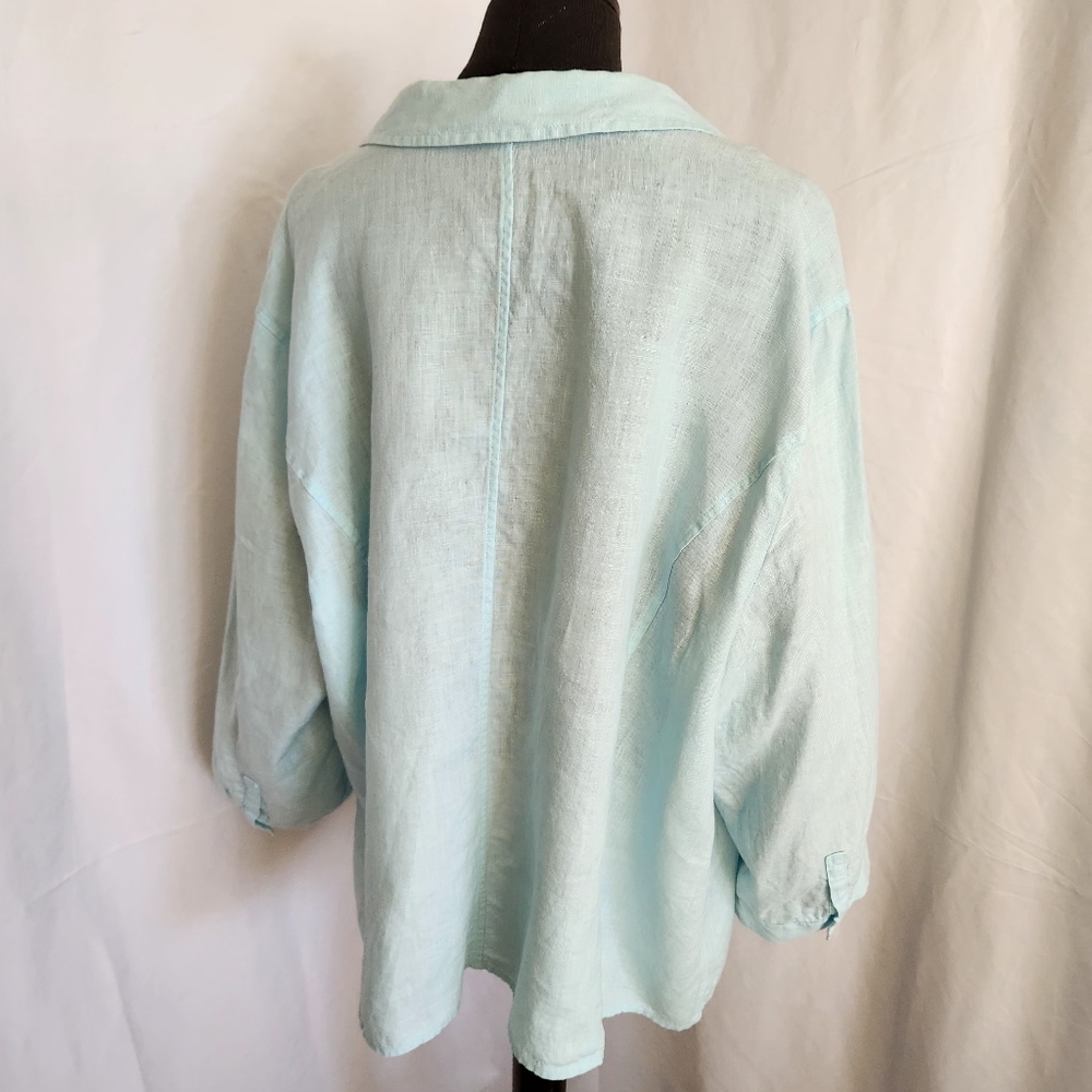 Talbots Linen Top - Picture 2 of 5